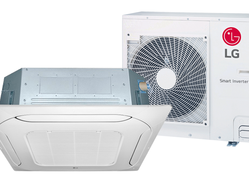 Ar-Condicionado Inverter LG Cassete 4 Vias 36.000 Btus Quente/Frio 220V
